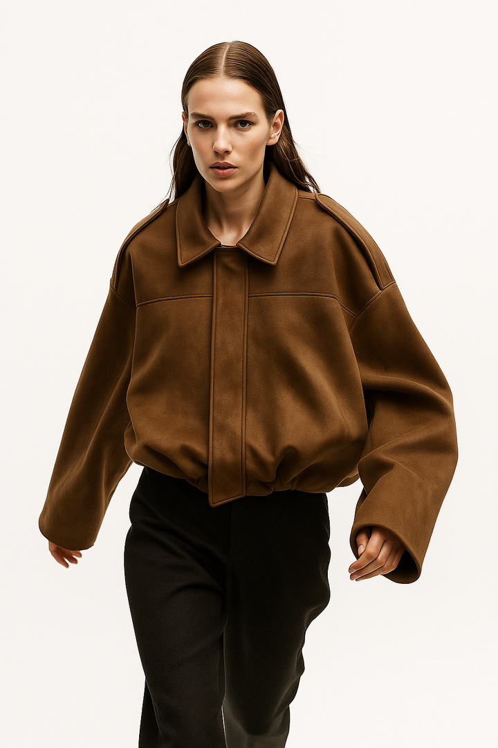 Duttini | Women's Suede Bomber