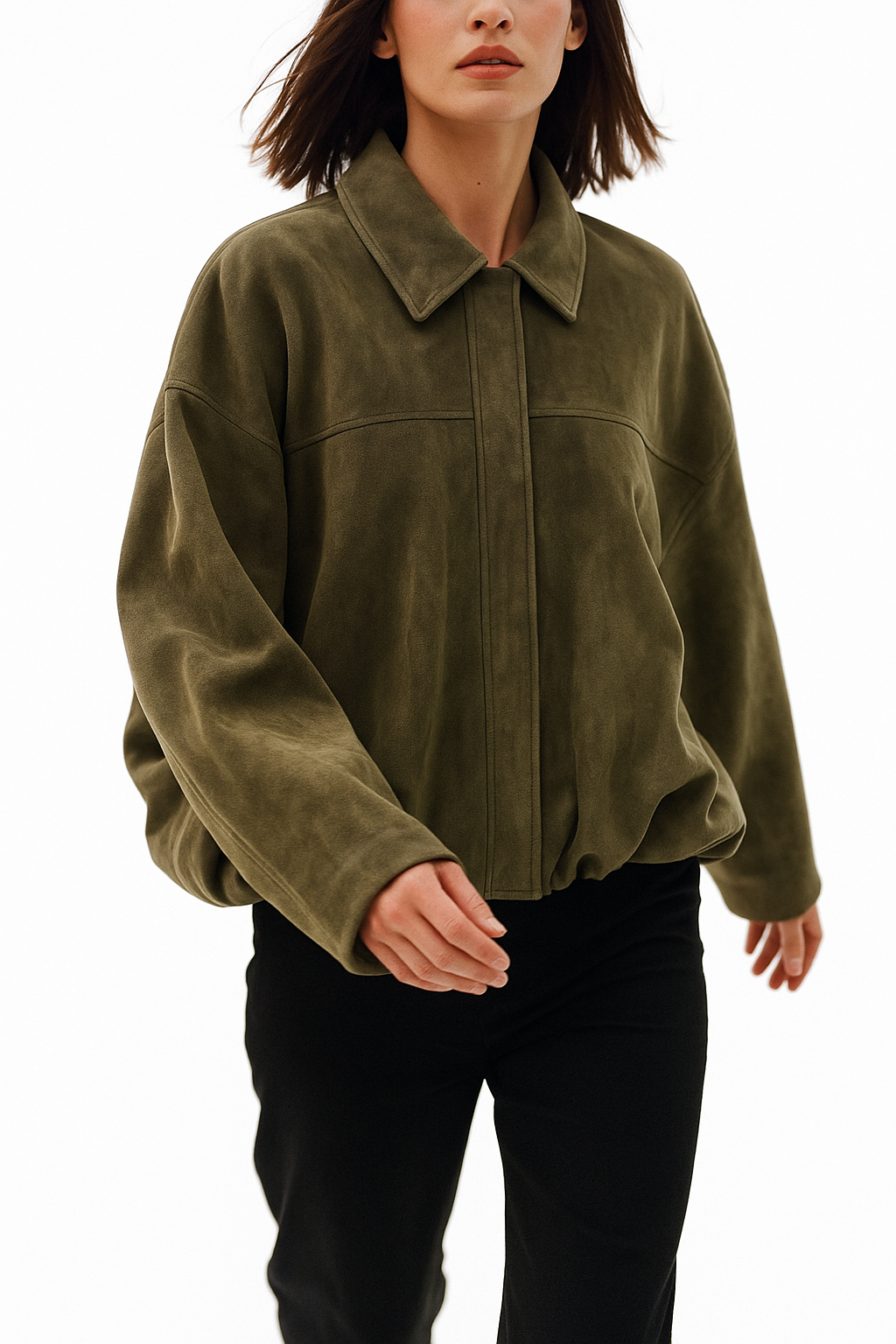 Duttini | Women's Suede Bomber