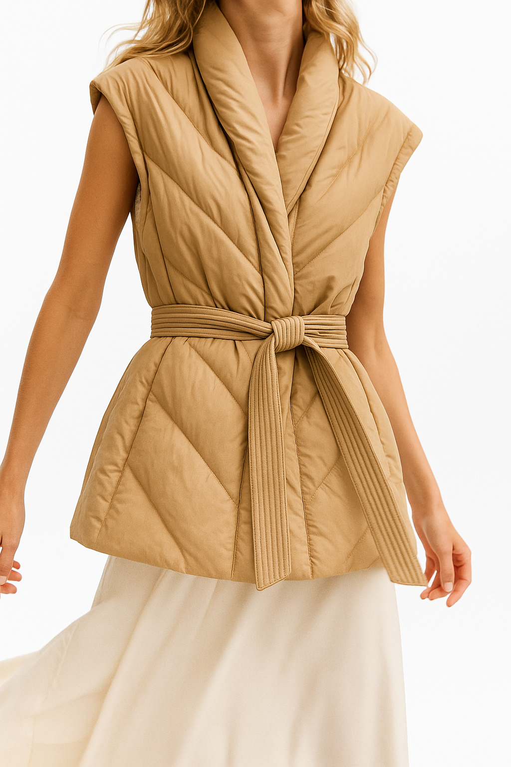 Duttini | Belted Down Vest