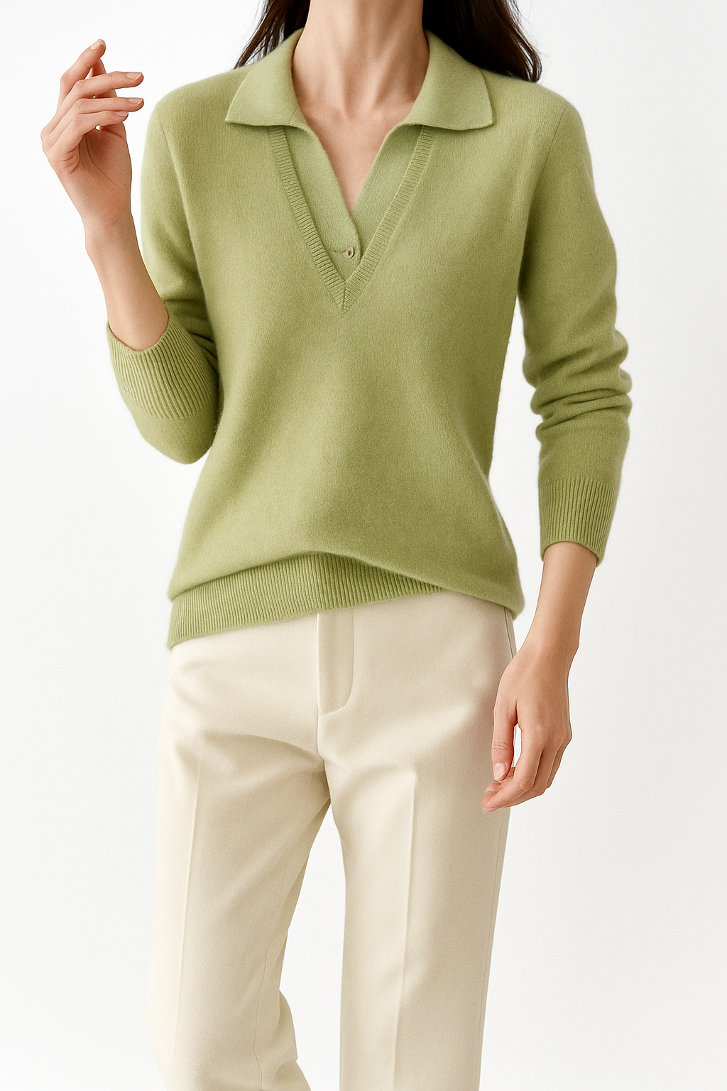 Duttini | Layered Knit Top
