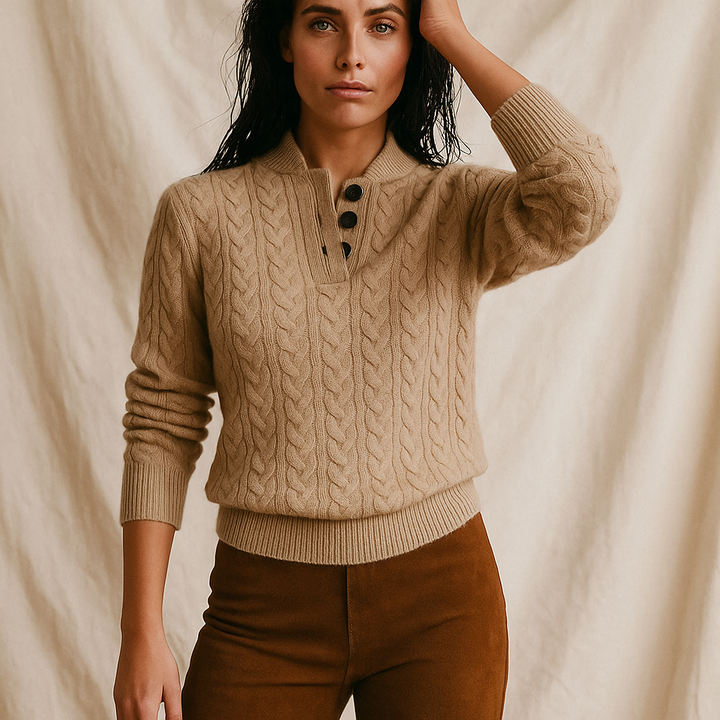 Duttini | Cashmere Button-Up Sweater