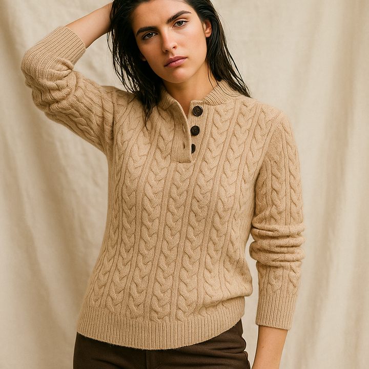 Duttini | Cashmere Button-Up Sweater