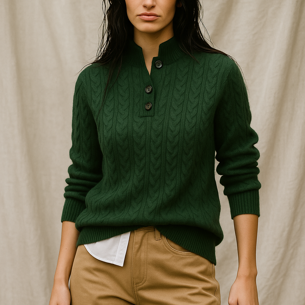 Duttini | Cashmere Button-Up Sweater