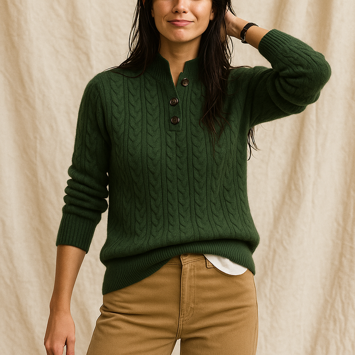Duttini | Cashmere Button-Up Sweater