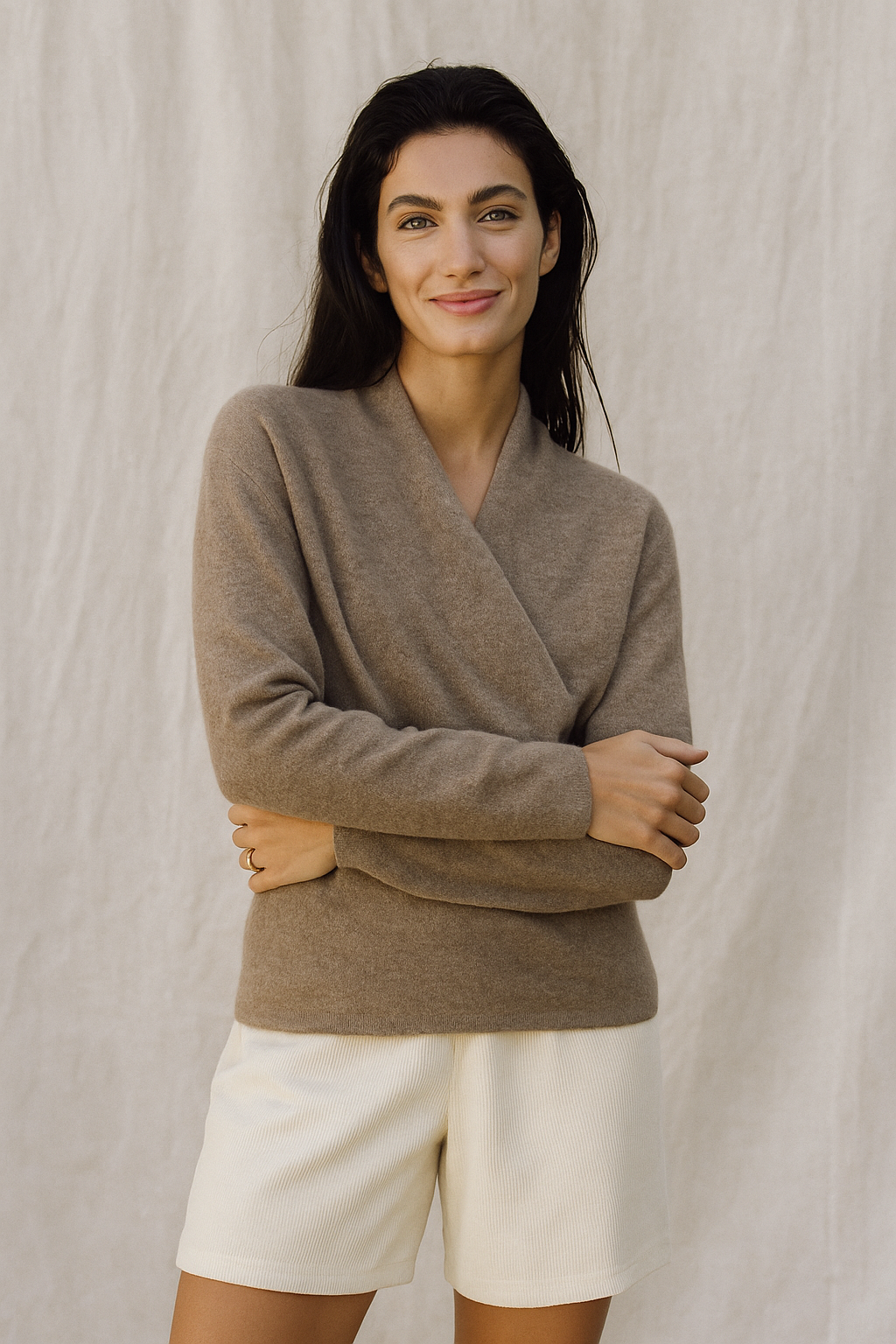 Duttini | V-Neck Knit Sweater