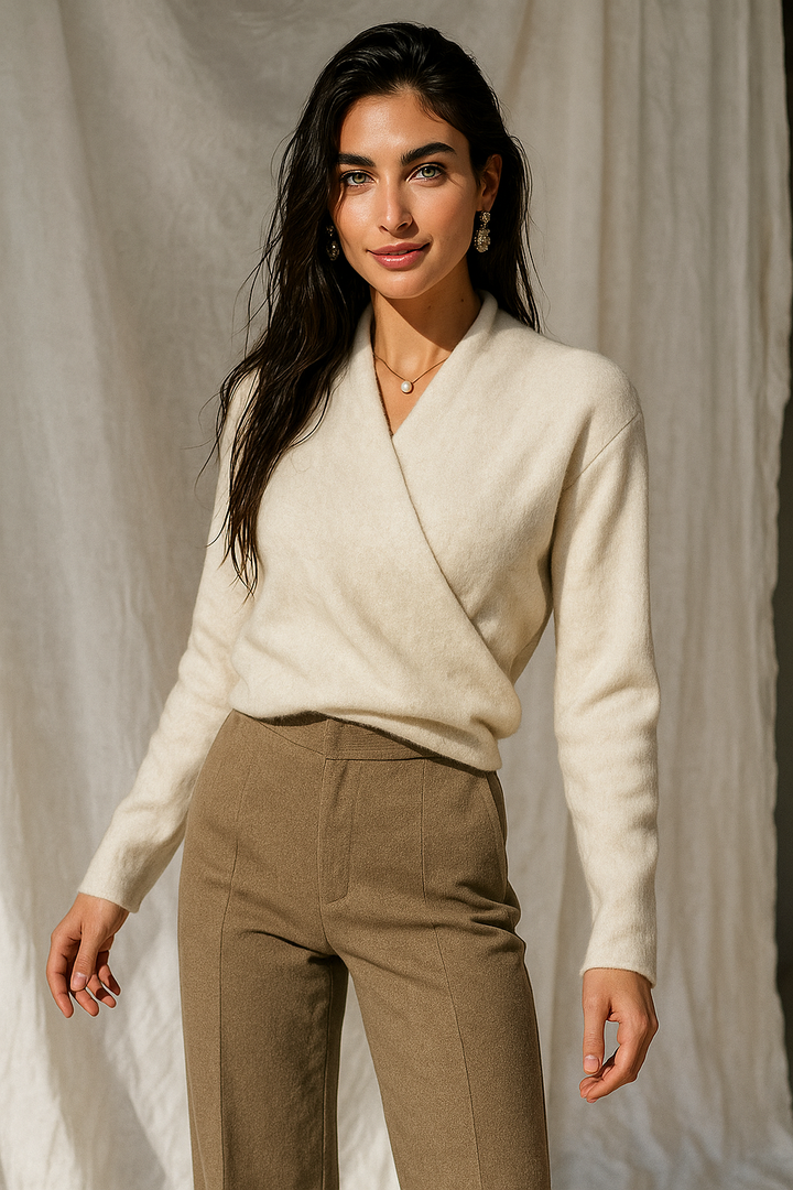 Duttini | V-Neck Knit Sweater