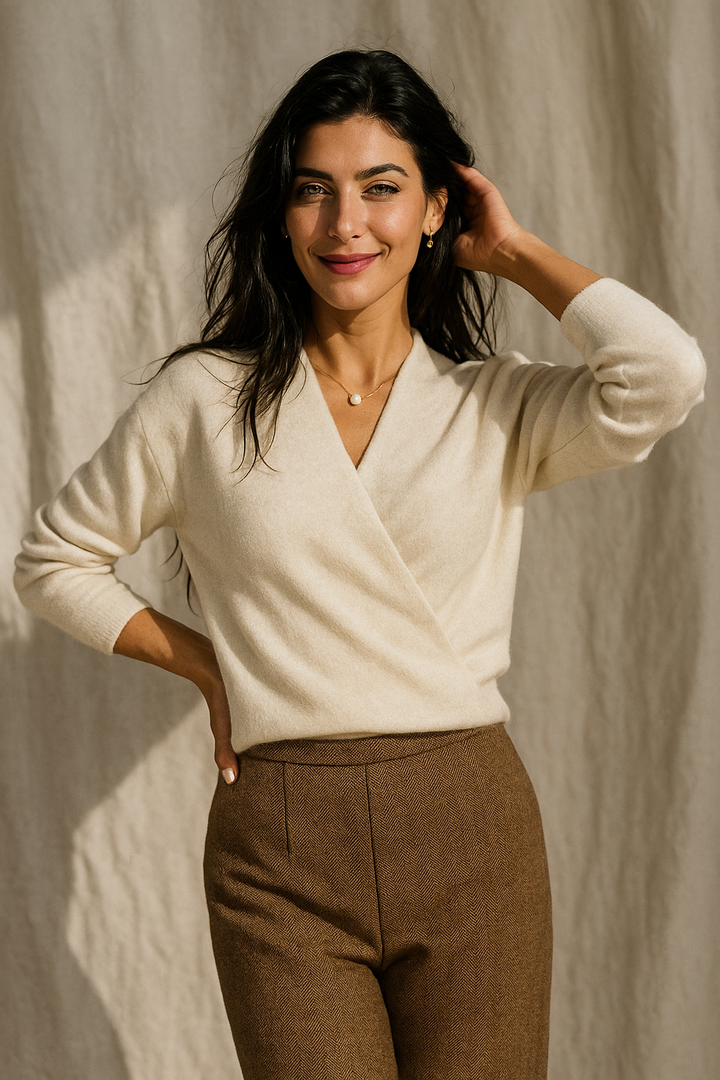 Duttini | V-Neck Knit Sweater