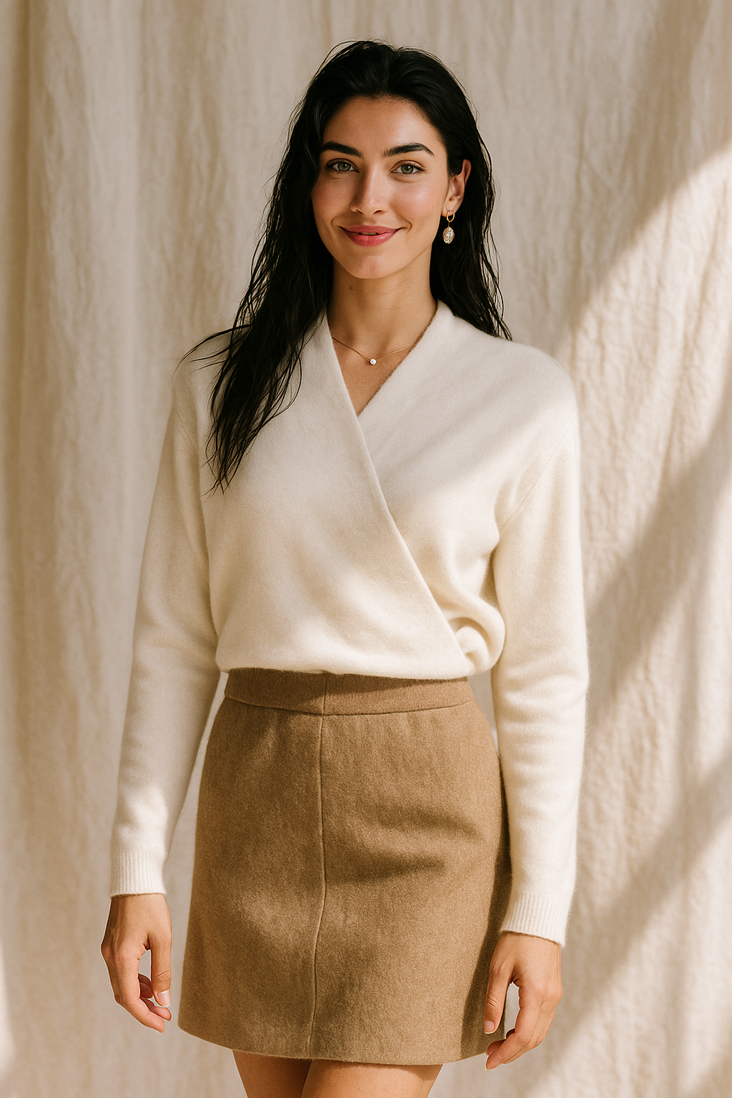 Duttini | V-Neck Knit Sweater