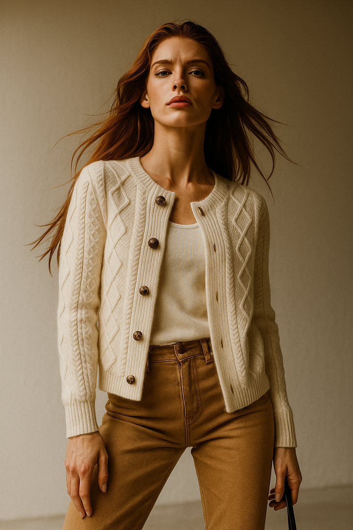 Duttini | Cable Knit Cardigan