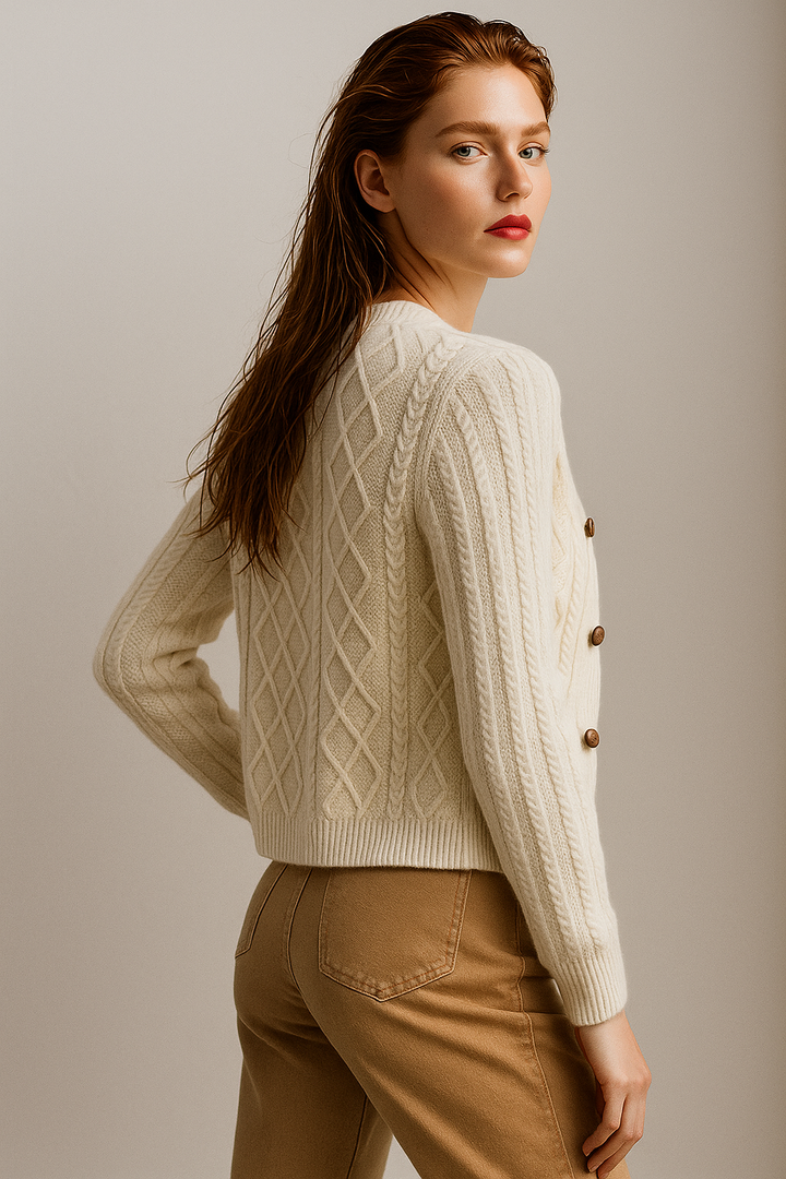 Duttini | Cable Knit Cardigan