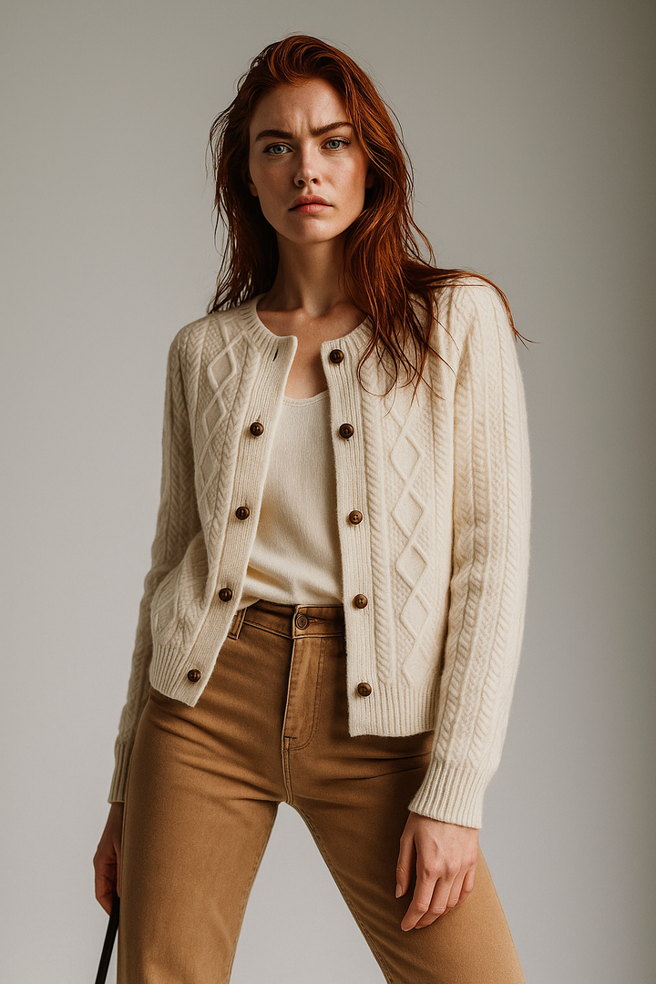 Duttini | Cable Knit Cardigan