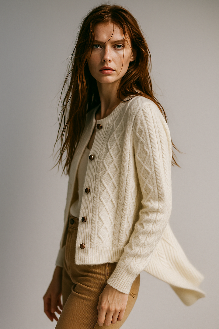 Duttini | Cable Knit Cardigan