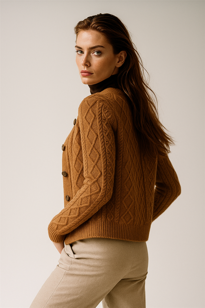 Duttini | Cable Knit Cardigan