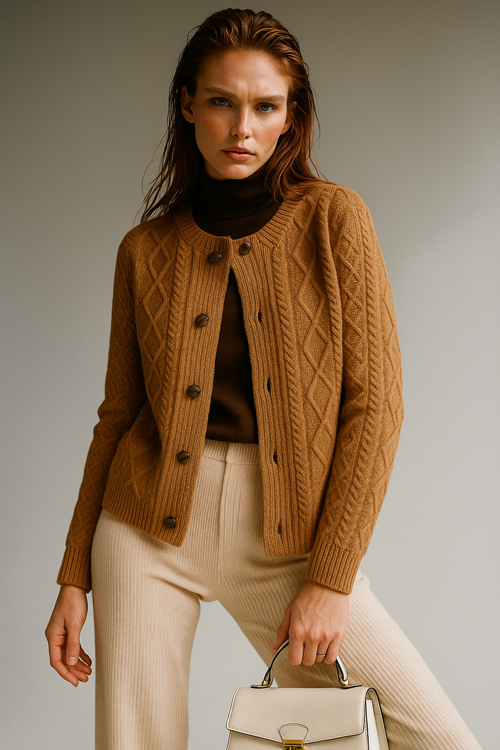 Duttini | Cable Knit Cardigan