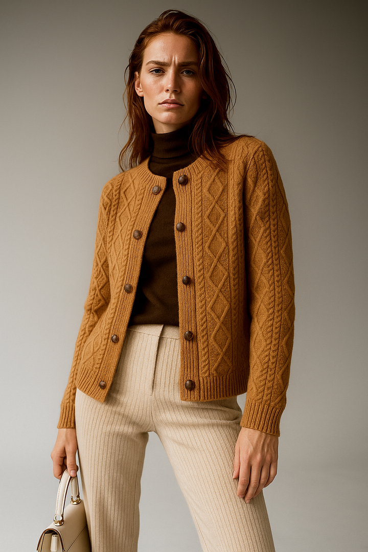 Duttini | Cable Knit Cardigan
