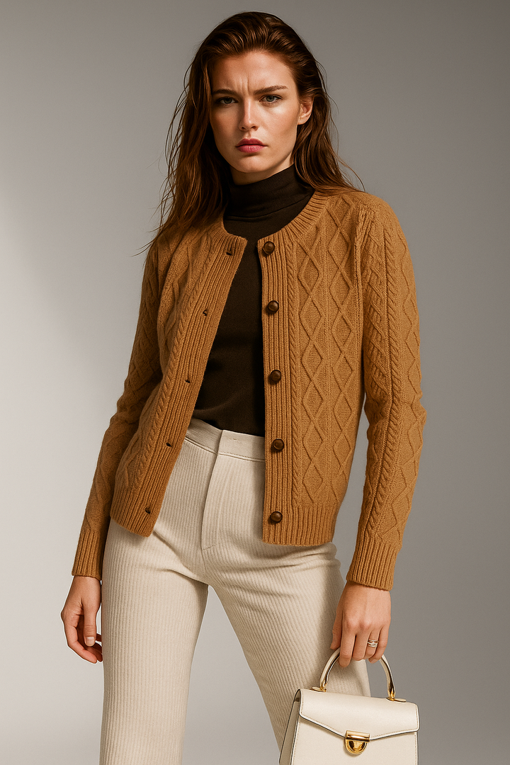 Duttini | Cable Knit Cardigan