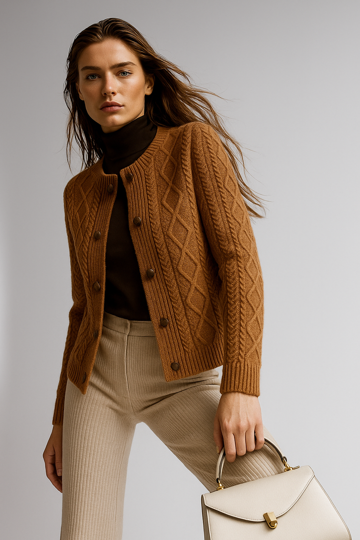 Duttini | Cable Knit Cardigan