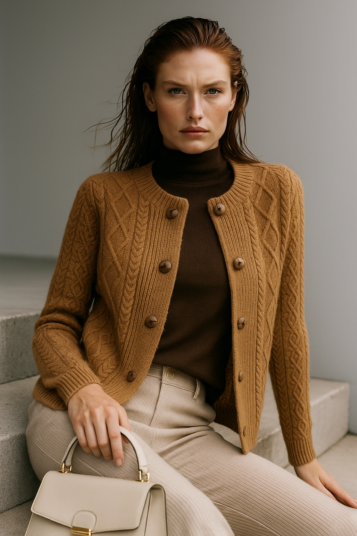 Duttini | Cable Knit Cardigan
