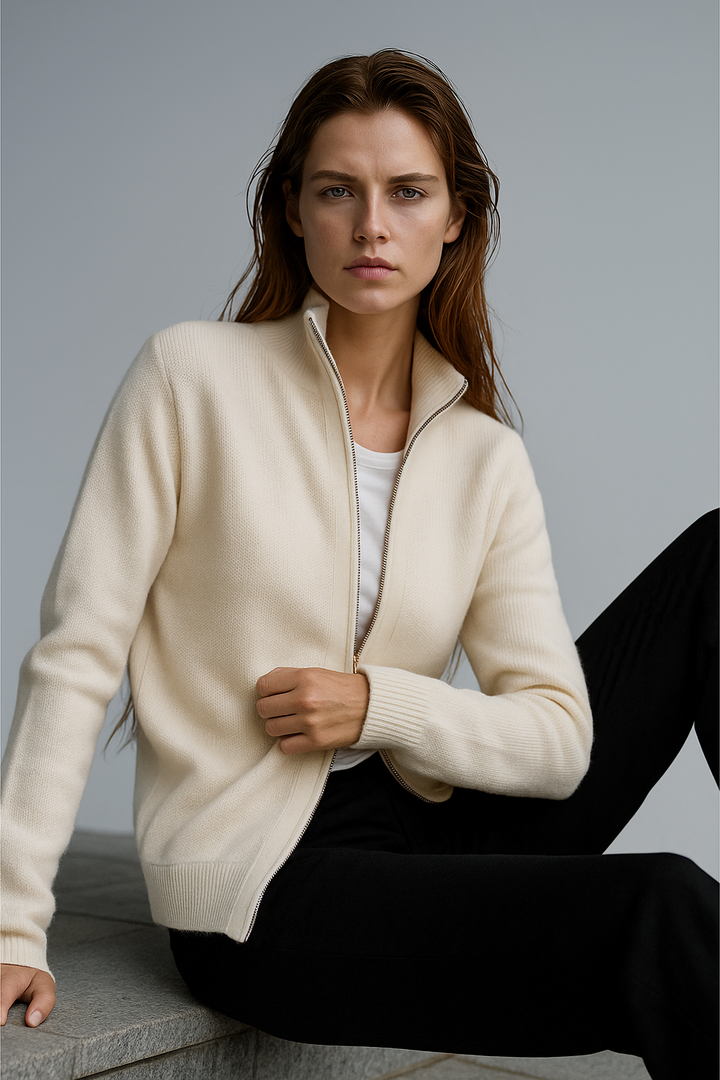 Duttini | Wool Zip Cardigan