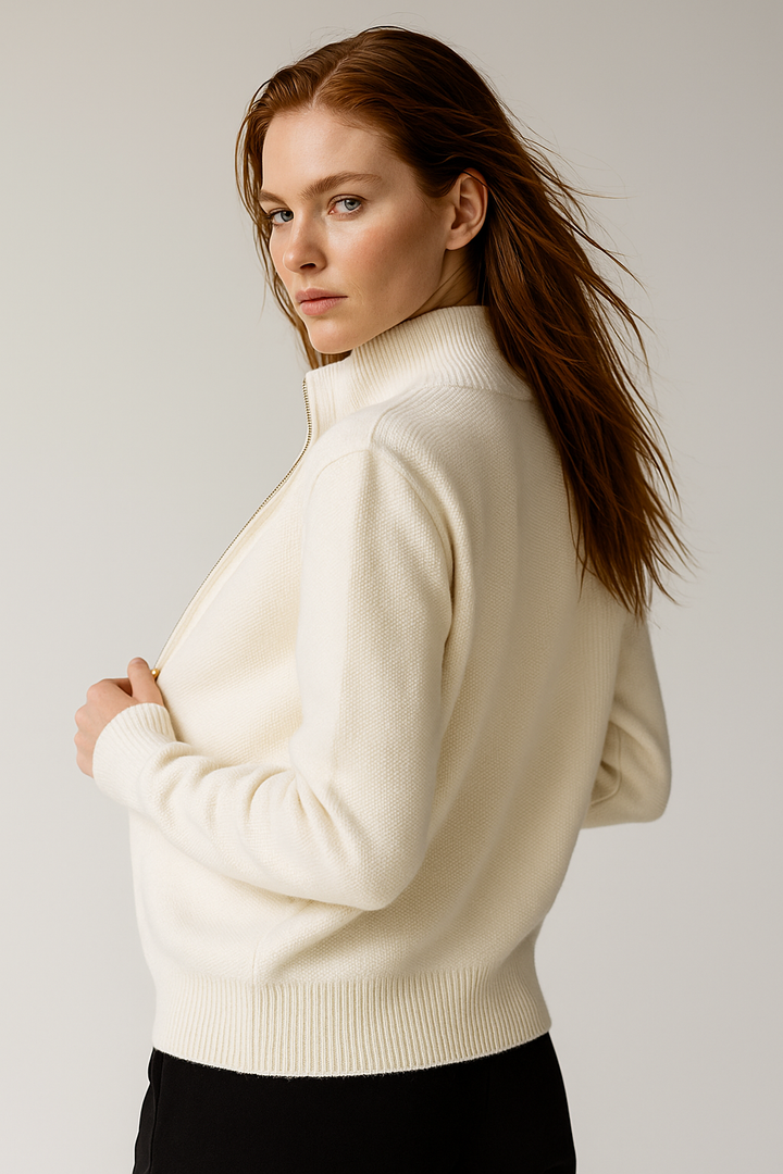 Duttini | Wool Zip Cardigan