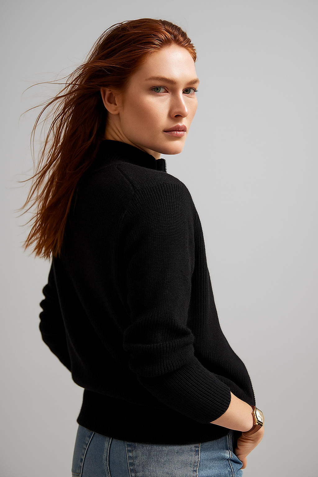 Duttini | Wool Zip Cardigan