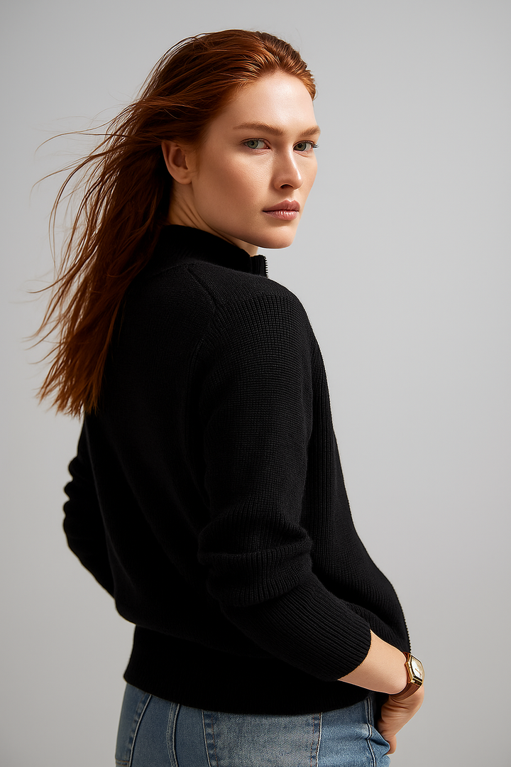 Duttini | Wool Zip Cardigan