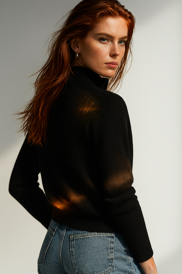 Duttini | Wool Zip Cardigan