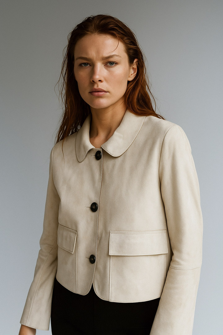 Duttini | Suede Cropped Jacket