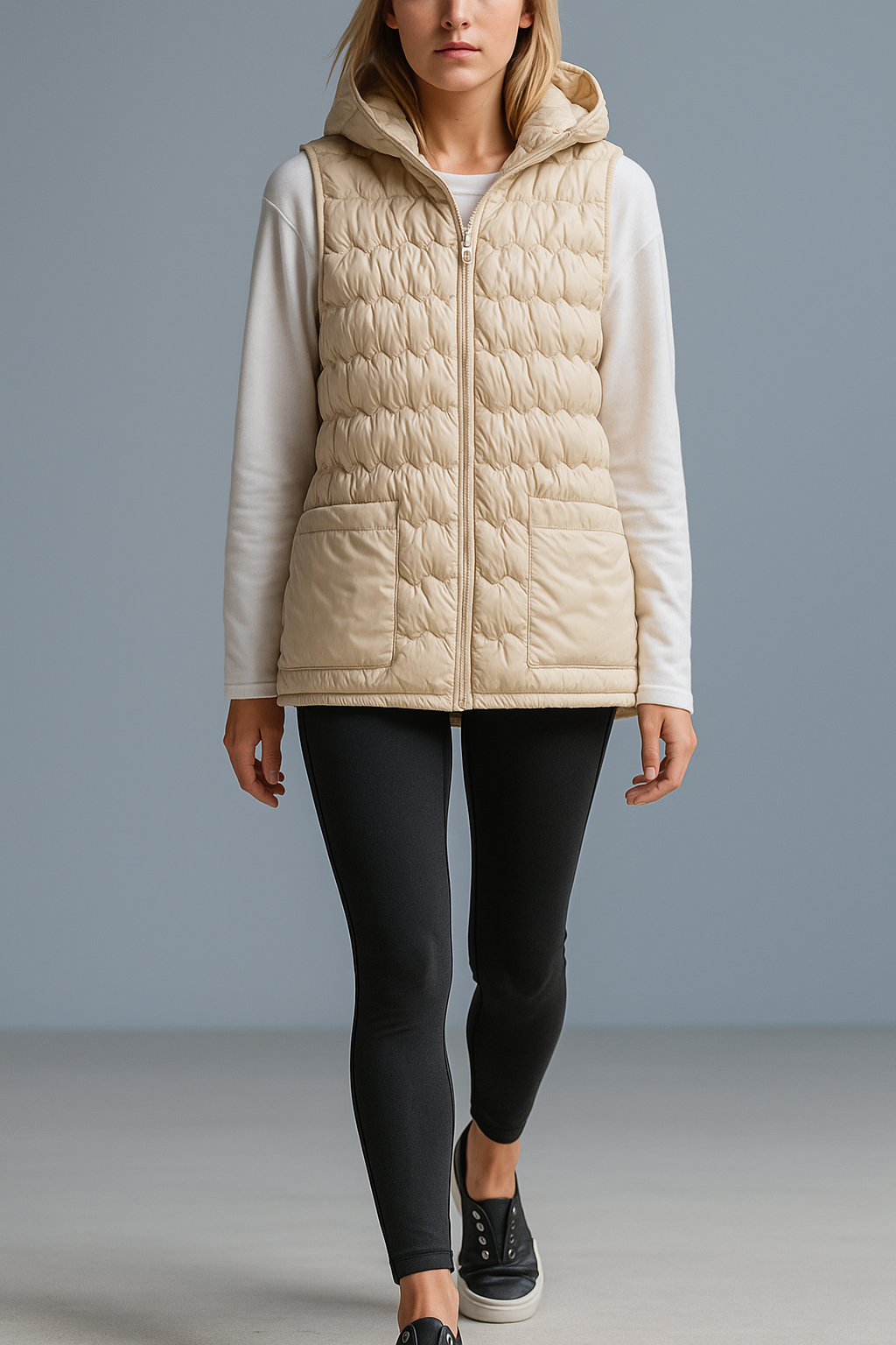 Duttini | Puffer Vest in Gold