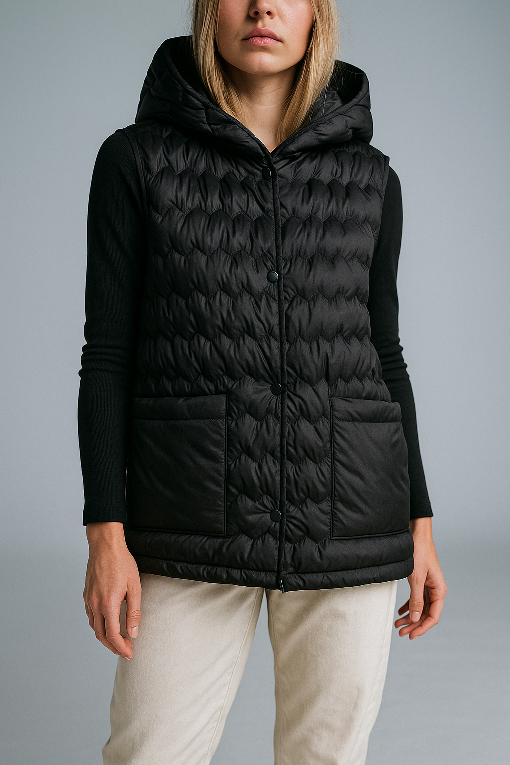 Duttini | Puffer Vest in Gold