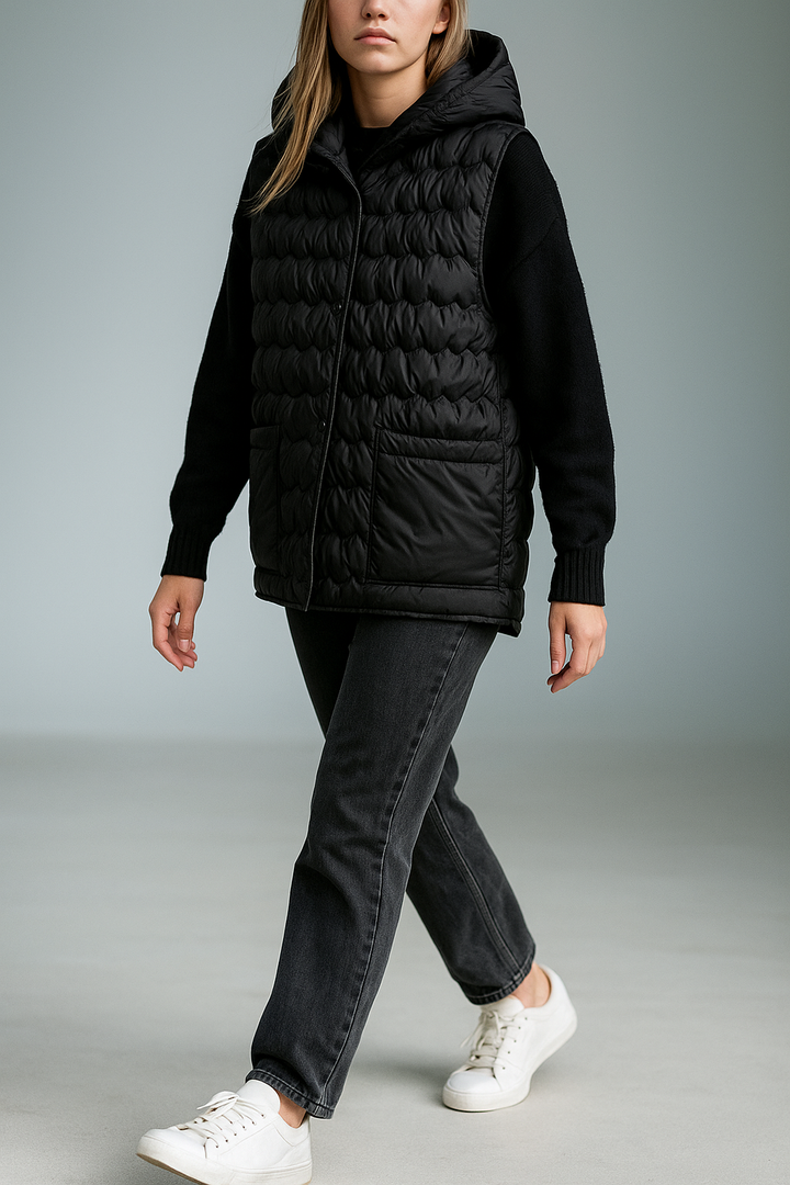 Duttini | Puffer Vest in Gold