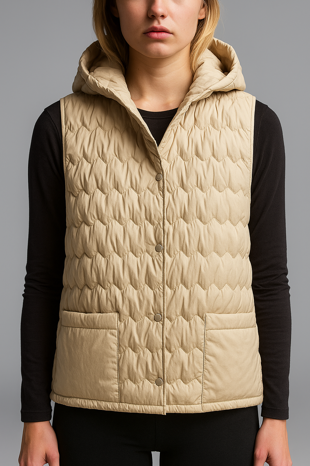 Duttini | Puffer Vest in Gold
