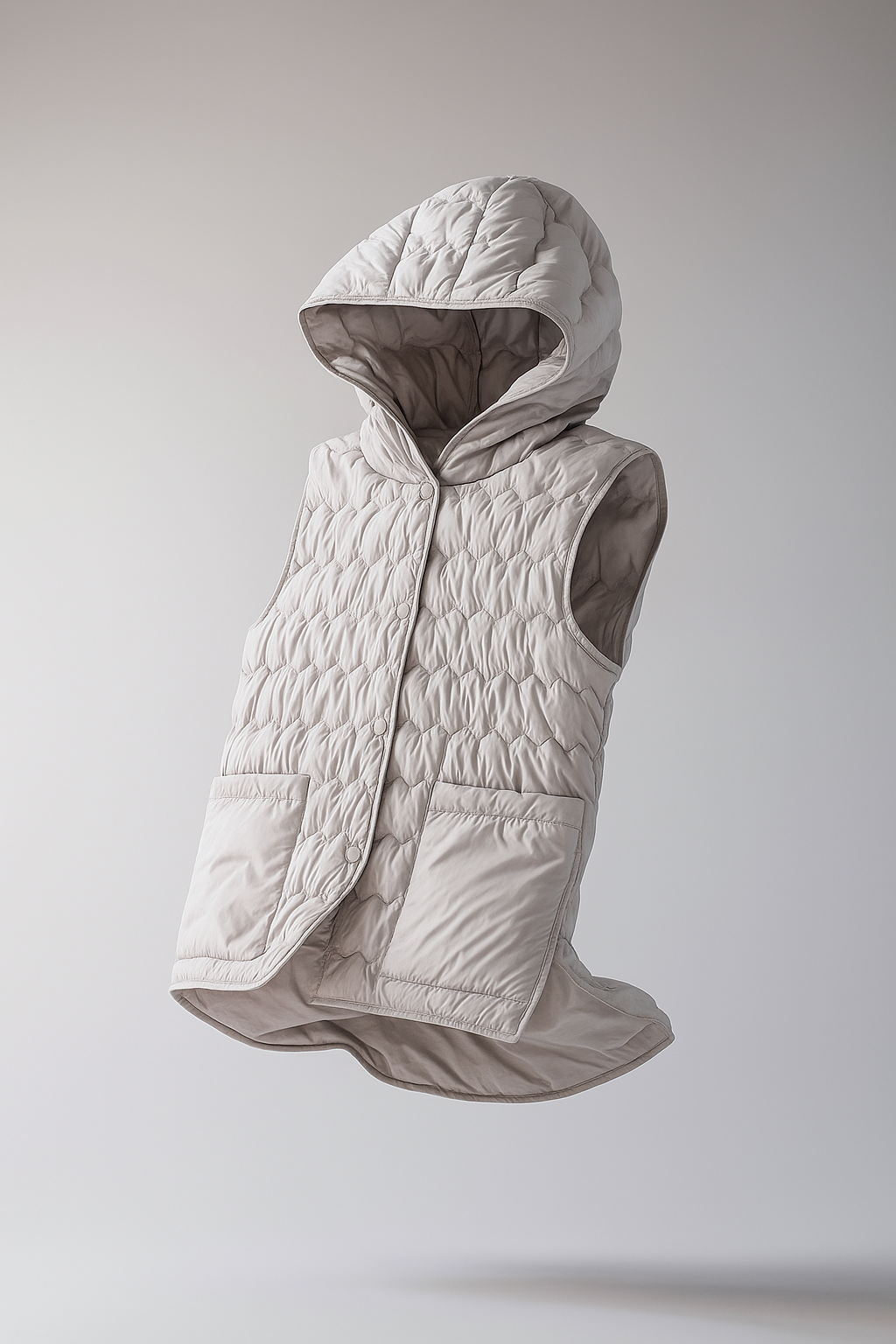 Duttini | Puffer Vest in Gold