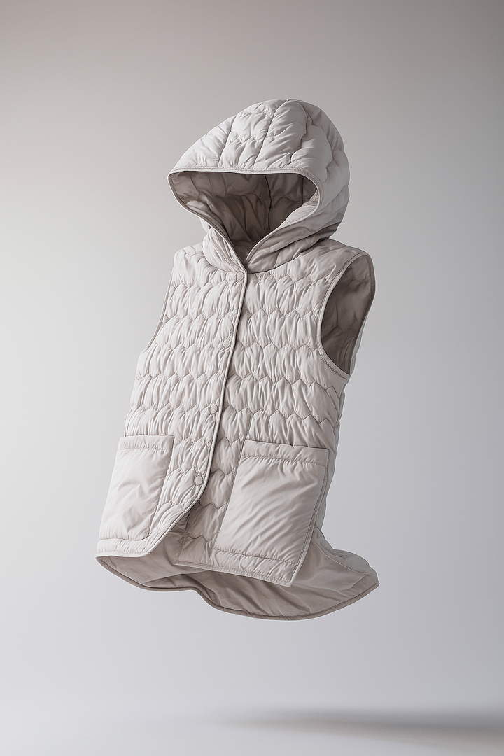 Duttini | Puffer Vest in Gold