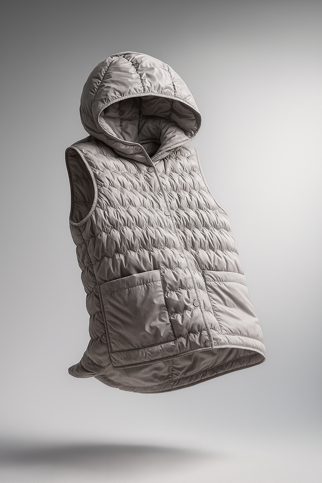 Duttini | Puffer Vest in Gold