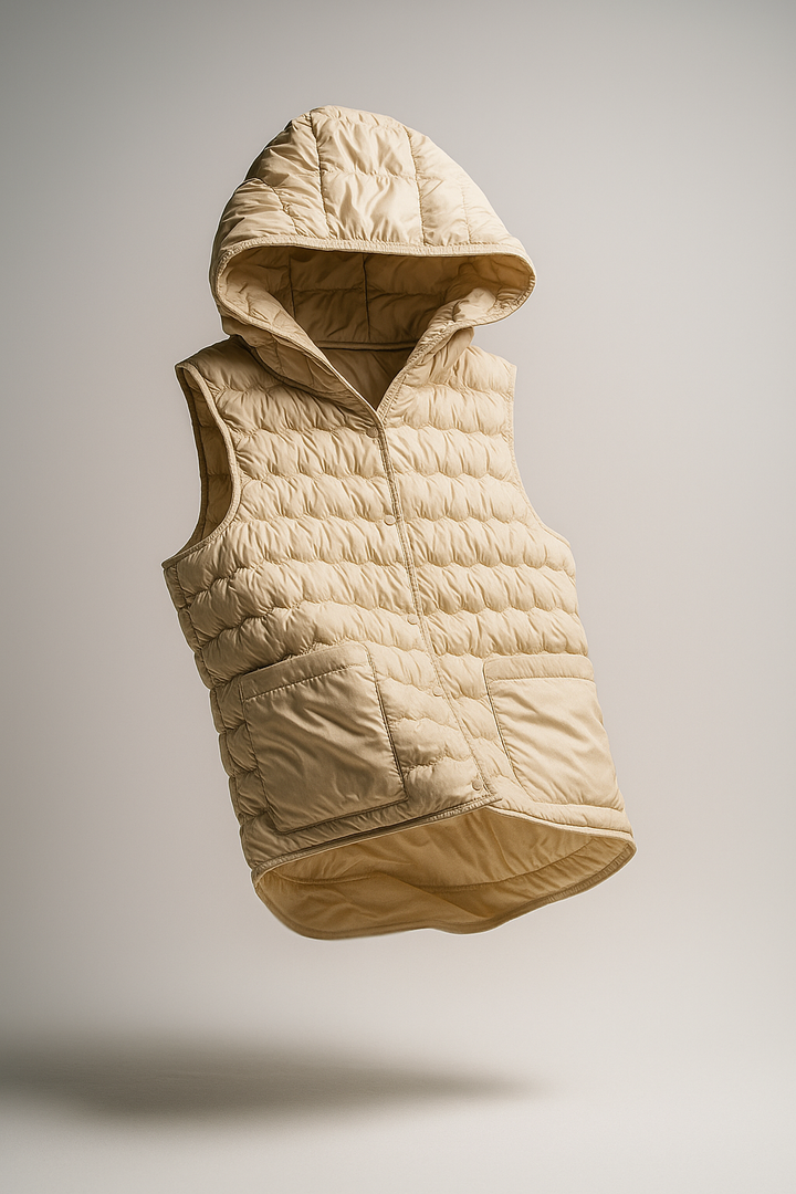 Duttini | Puffer Vest in Gold