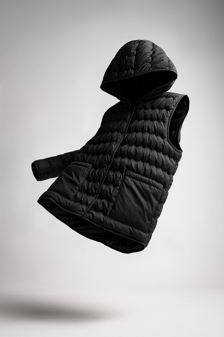 Duttini | Puffer Vest in Gold