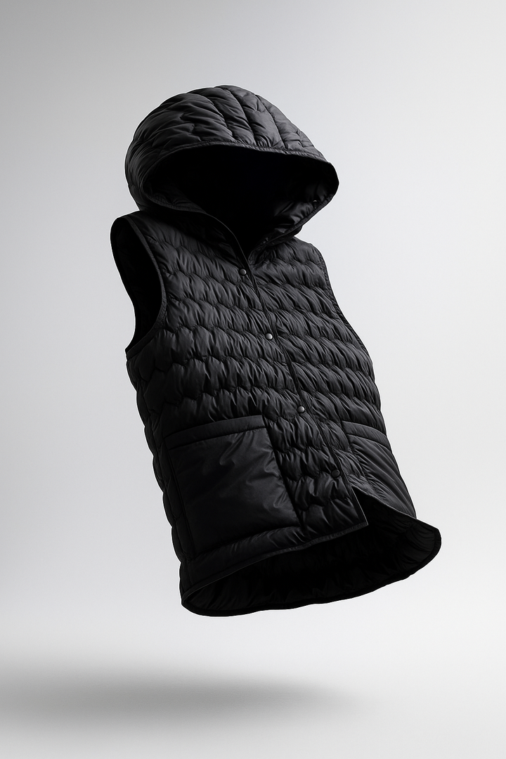 Duttini | Puffer Vest in Gold