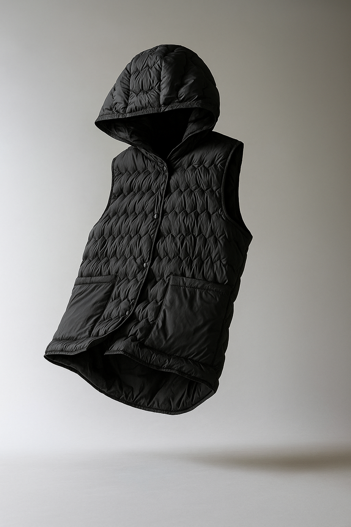 Duttini | Puffer Vest in Gold