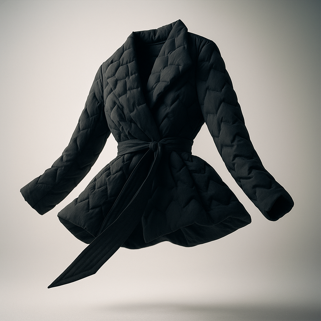 Duttini | Quilted Wrap Coat