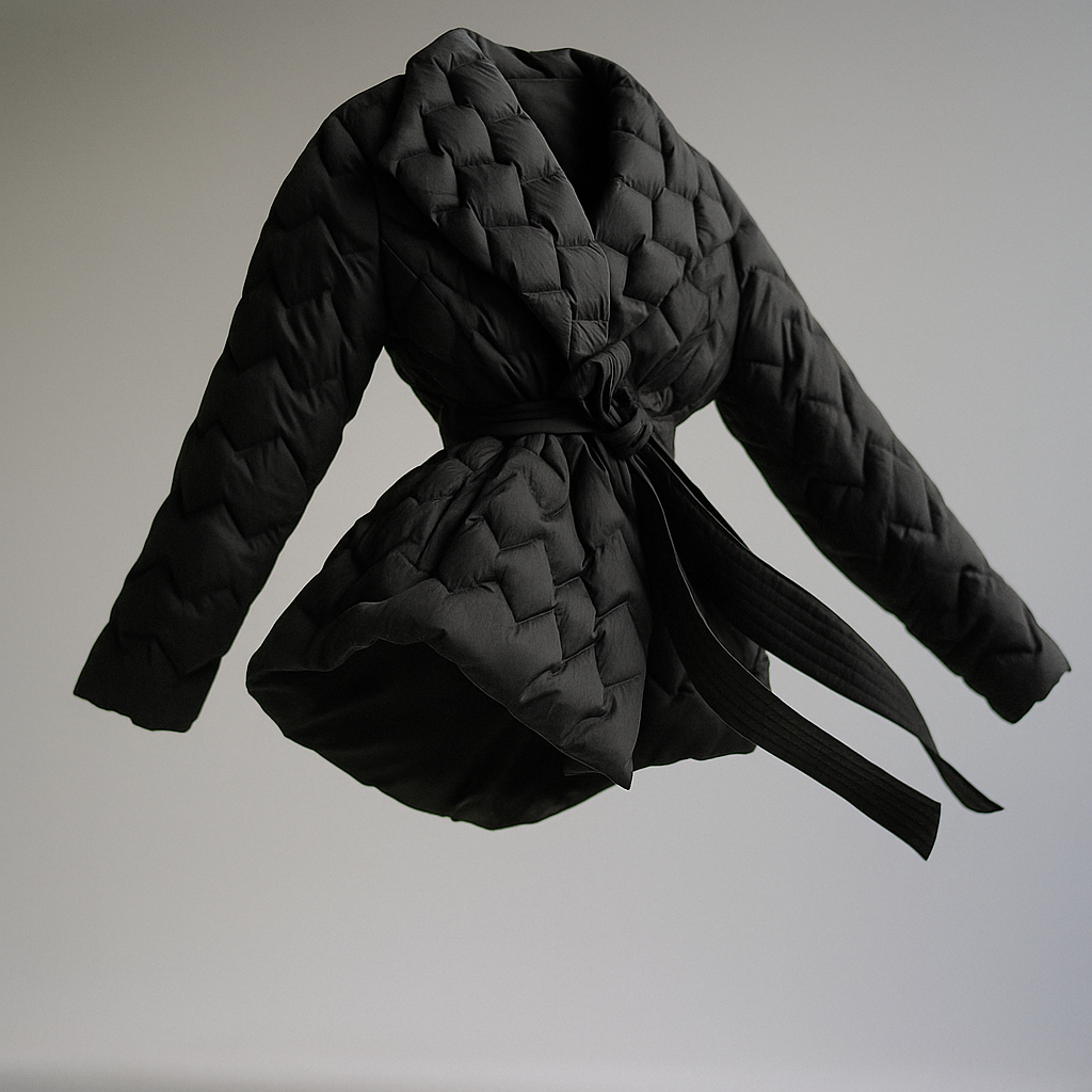 Duttini | Quilted Wrap Coat