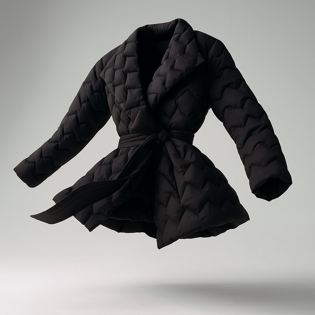 Duttini | Quilted Wrap Coat