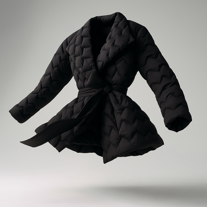 Duttini | Quilted Wrap Coat