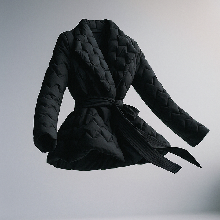 Duttini | Quilted Wrap Coat