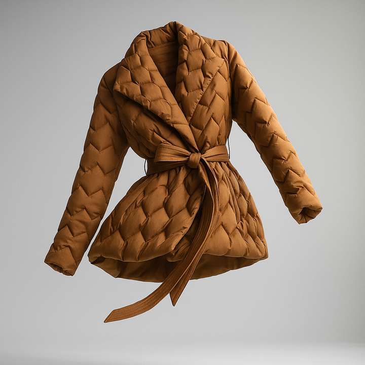 Duttini | Quilted Wrap Coat