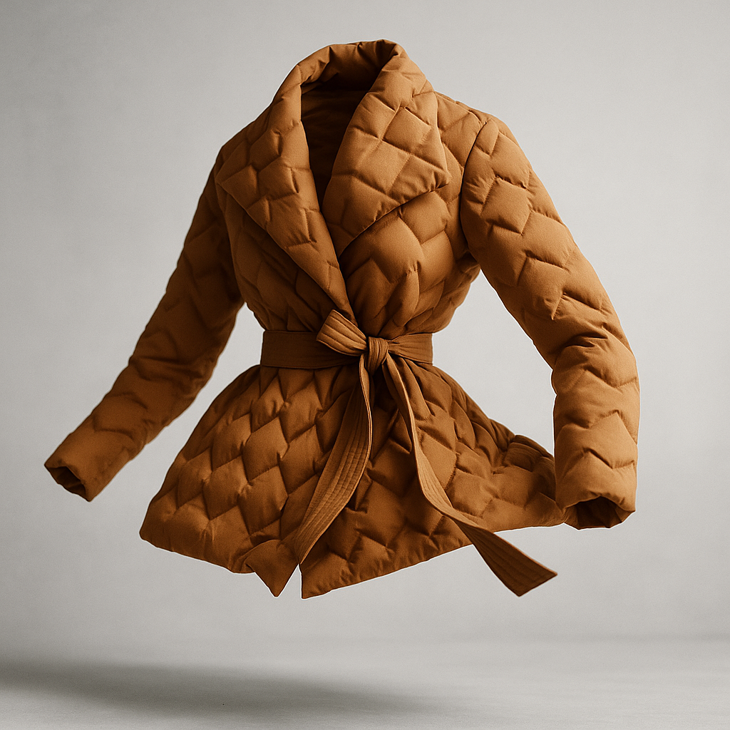 Duttini | Quilted Wrap Coat