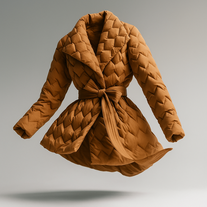 Duttini | Quilted Wrap Coat