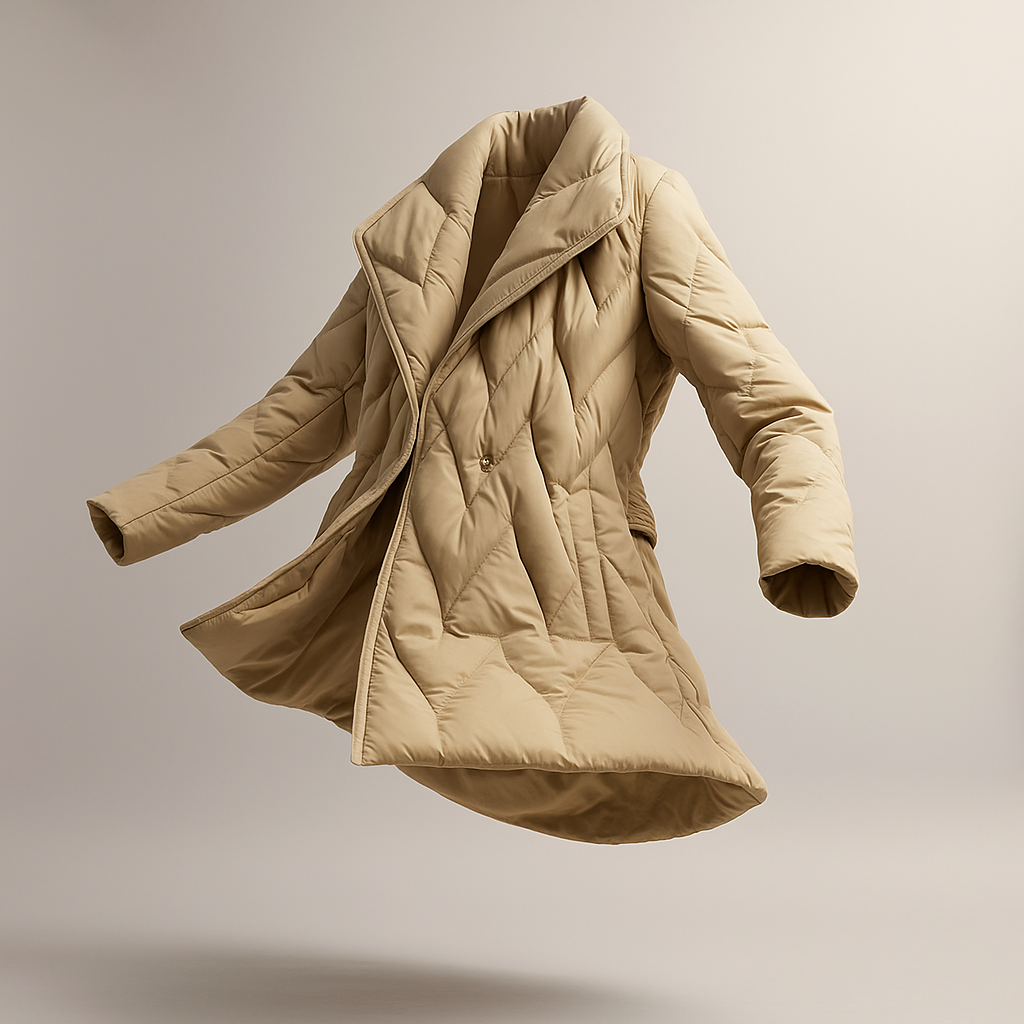 Duttini | Quilted Wrap Coat