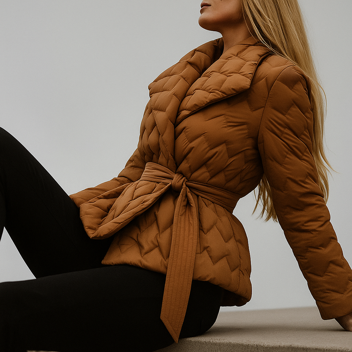 Duttini | Quilted Wrap Coat