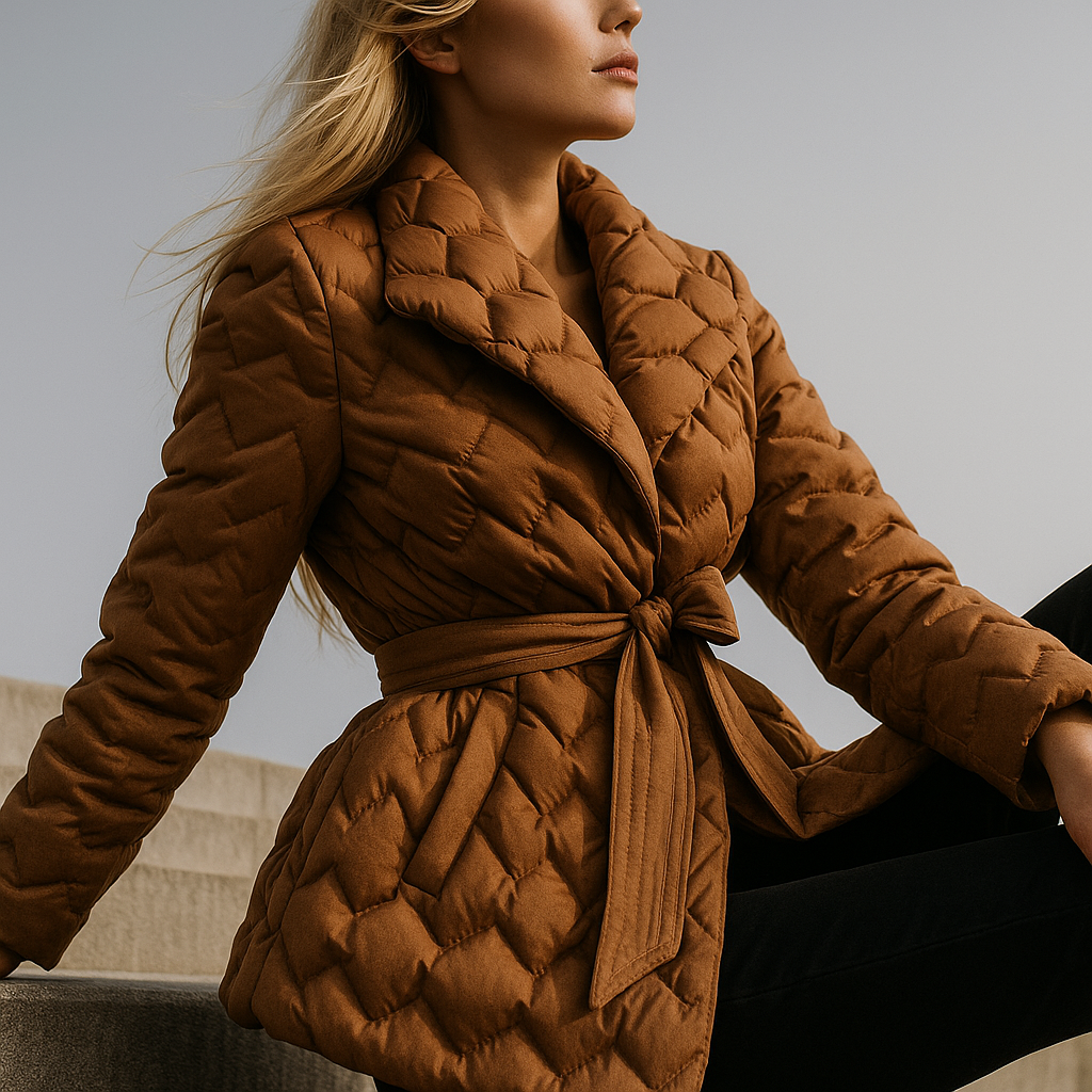 Duttini | Quilted Wrap Coat